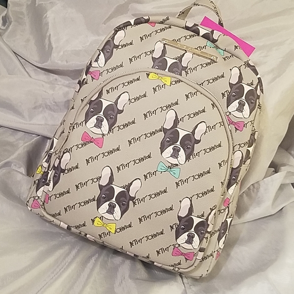 Betsey Johnson backpack dog NWT - Picture 1 of 5